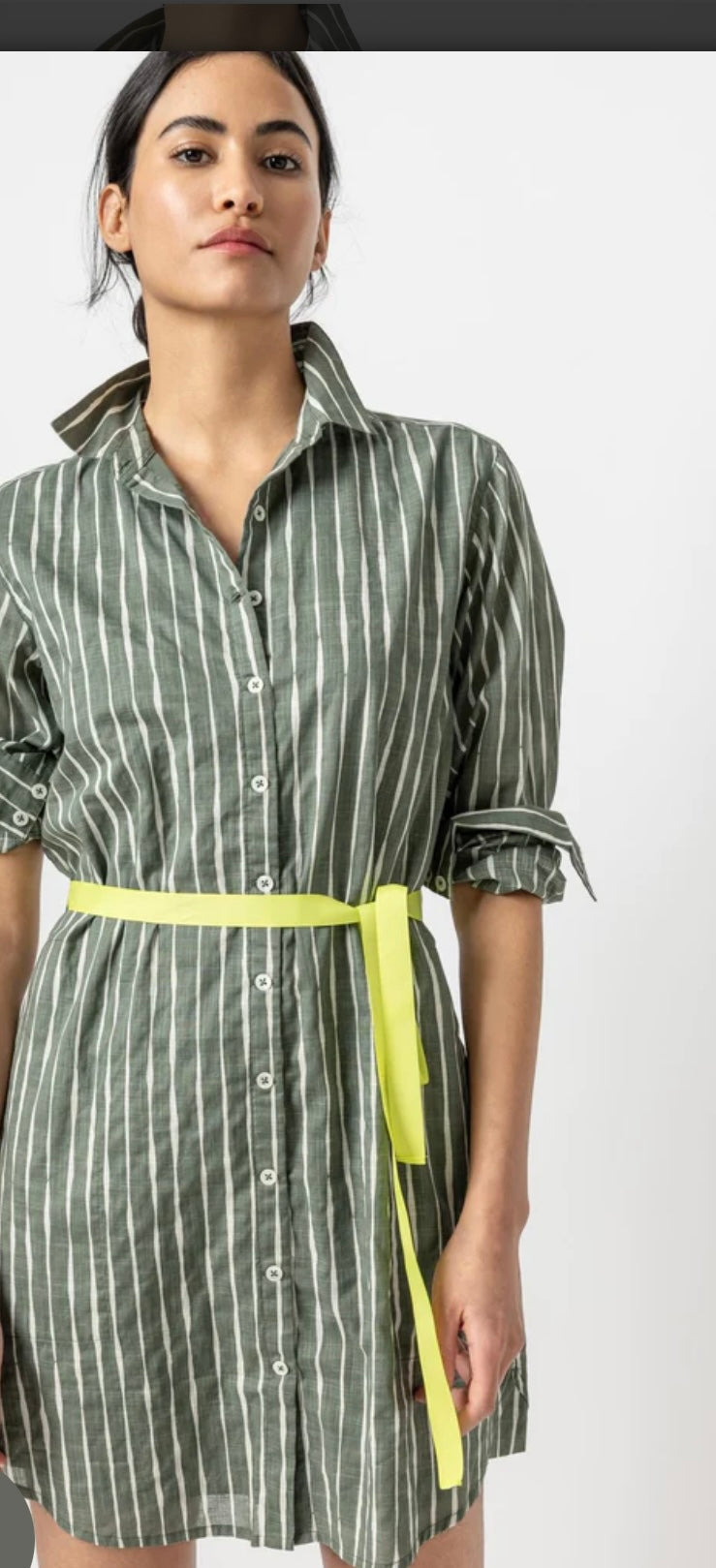 Stripe Shirt Dress