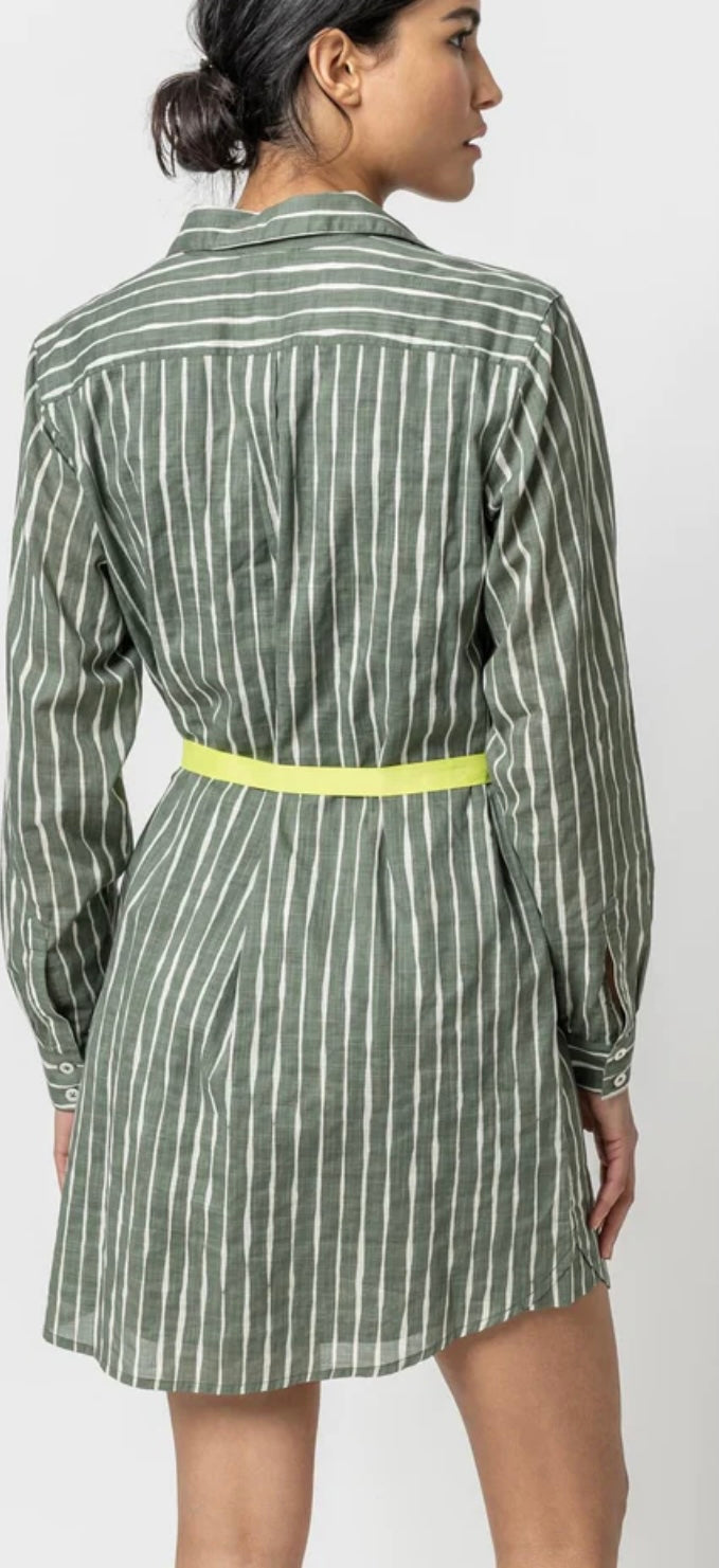 Stripe Shirt Dress